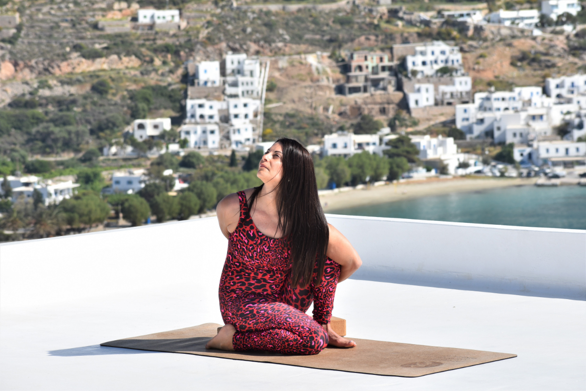 Yoga retreat Amorgos Aegialis